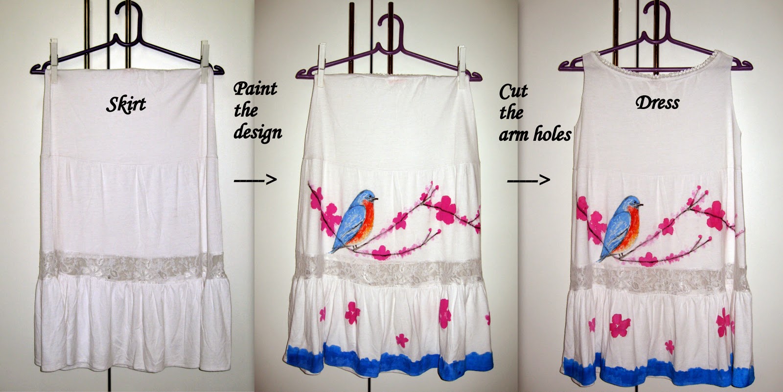 Style Sense Moments DIY From skirt to dress