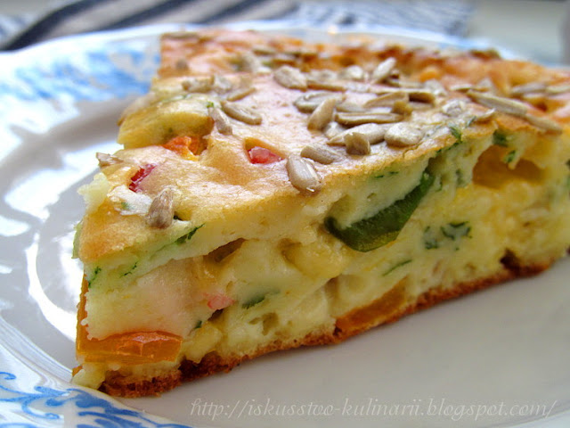 Быстрый и универсальный закусочный пирог