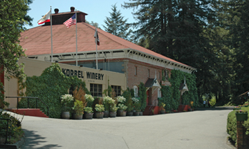 winery korbel warner carol trip usa around lunch