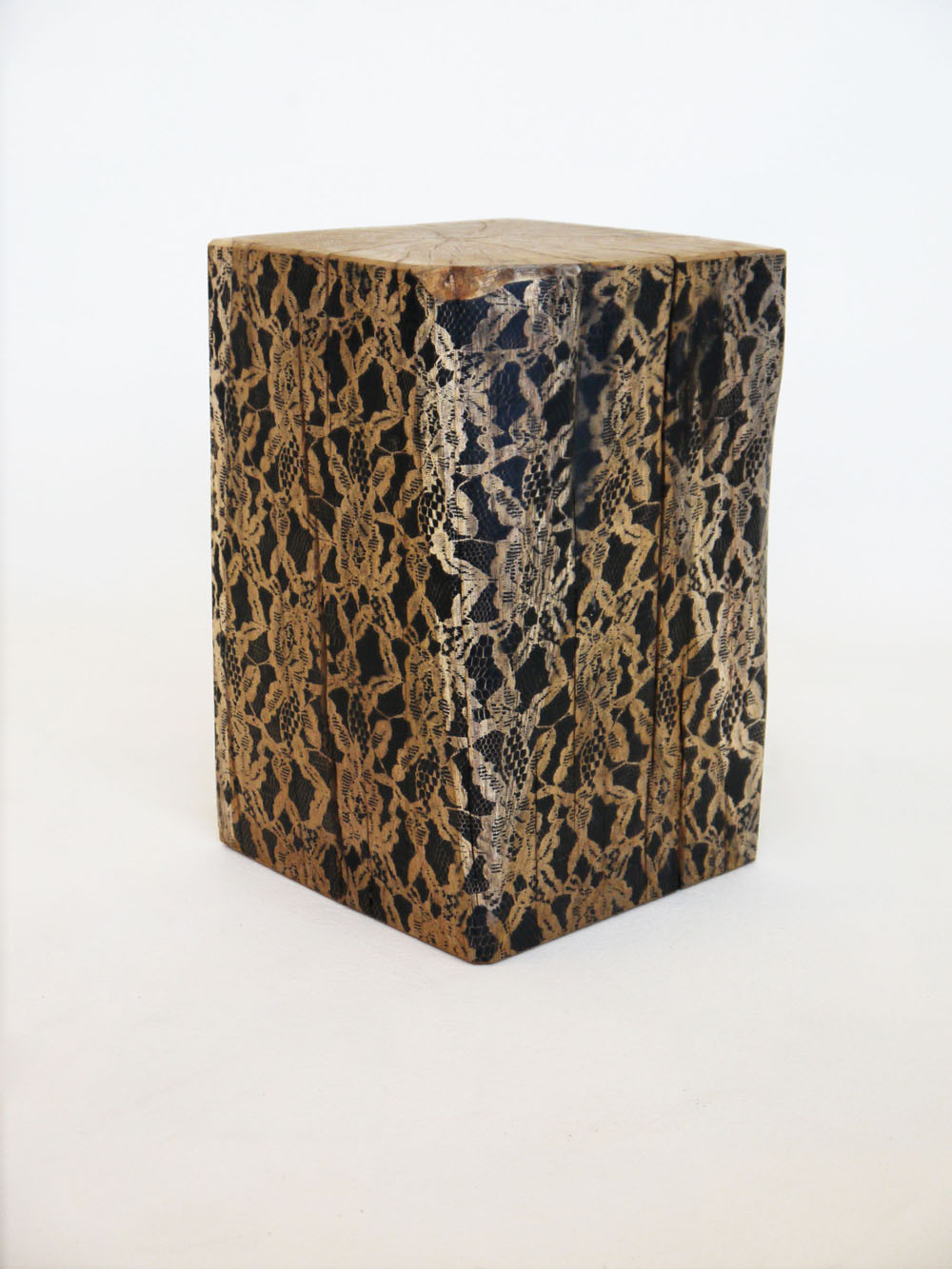 designers block Raw Wood and Lace