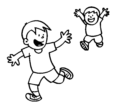 Imagenes para colorear de dos niños - Imagui Imagenes para colorear de dos niños - Imagui
