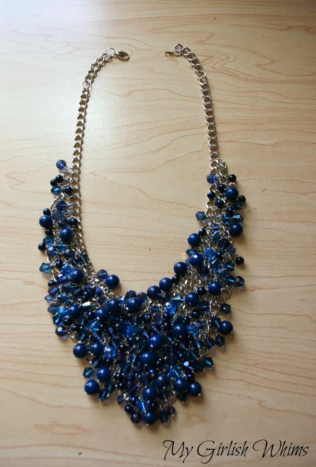 diy bead cluster web necklace my girlish whims diy bead cluster web necklace my girlish whims