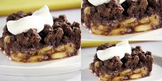 Resep Makanan Banana Chocolate Crumble Resep Makanan Banana Chocolate Crumble