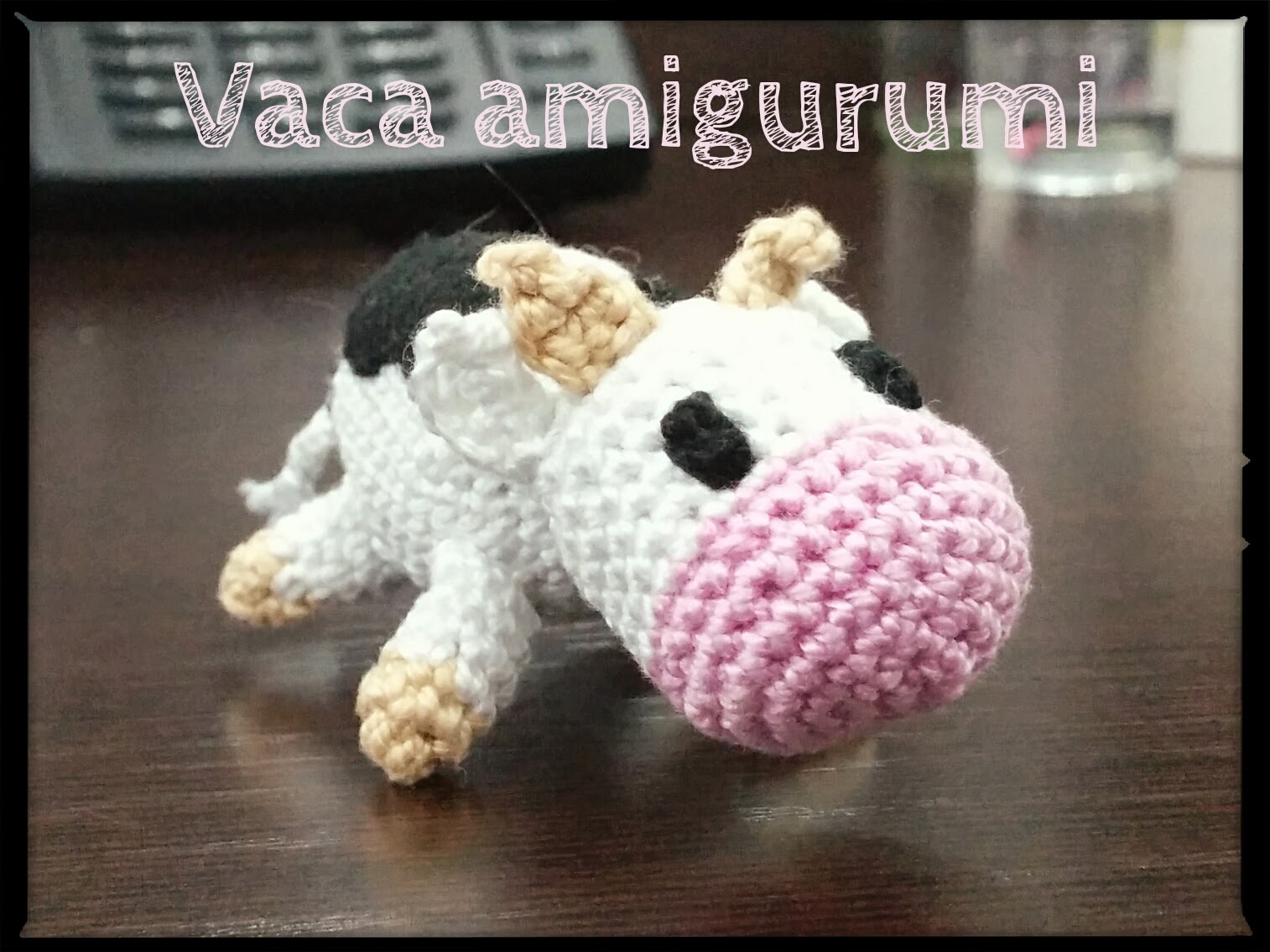 Los chiribiquis de Winga: Vaca amigurumi