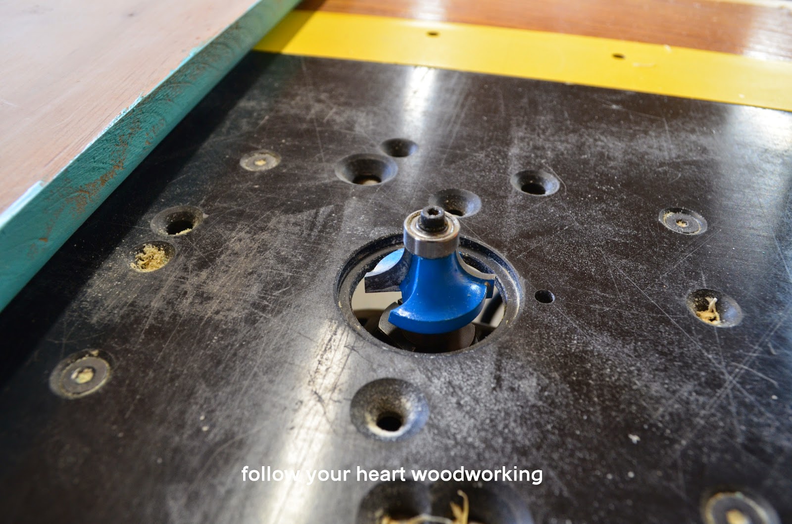 follow your heart woodworking Routering An Edge on a Sign plus Using
