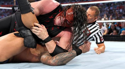 kane cubre a randy orton y gana en wrestlemania 28