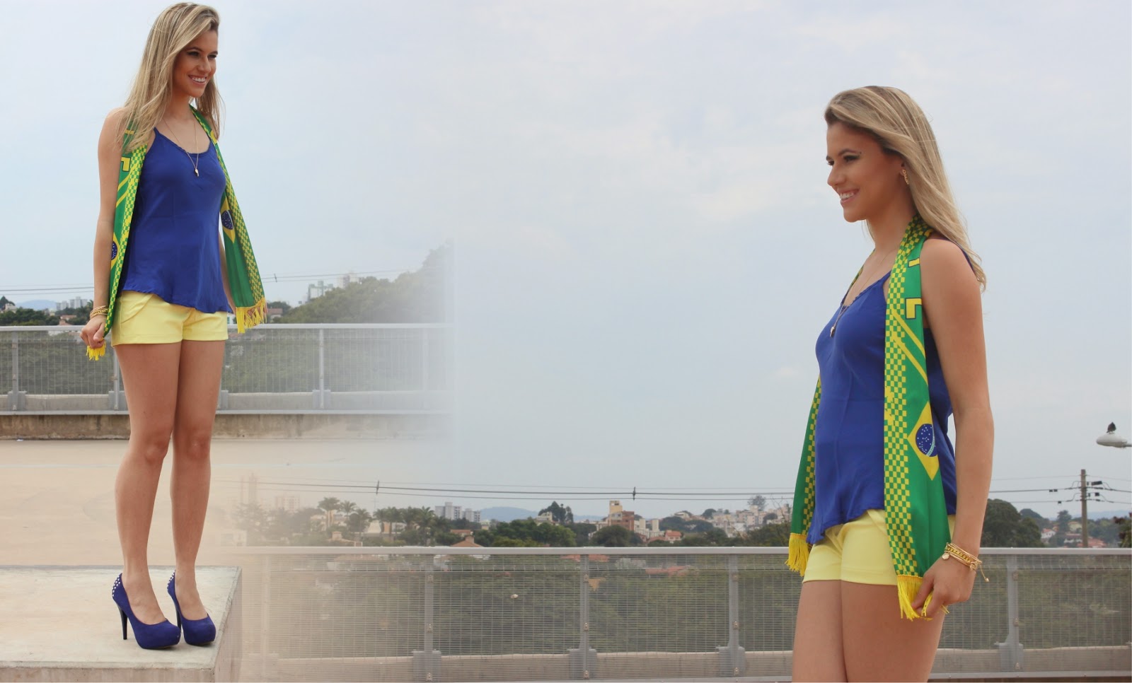 Look do dia Copa - Look do dia Brasil