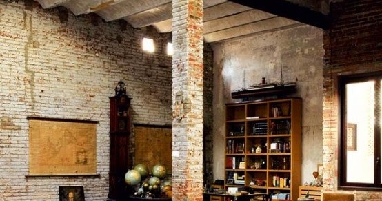 Industrial Brick Living Room Industrial Brick Living Room