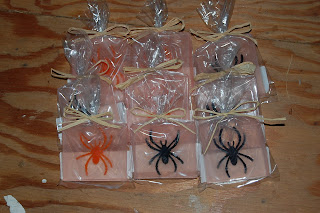 Halloween Spider Soaps