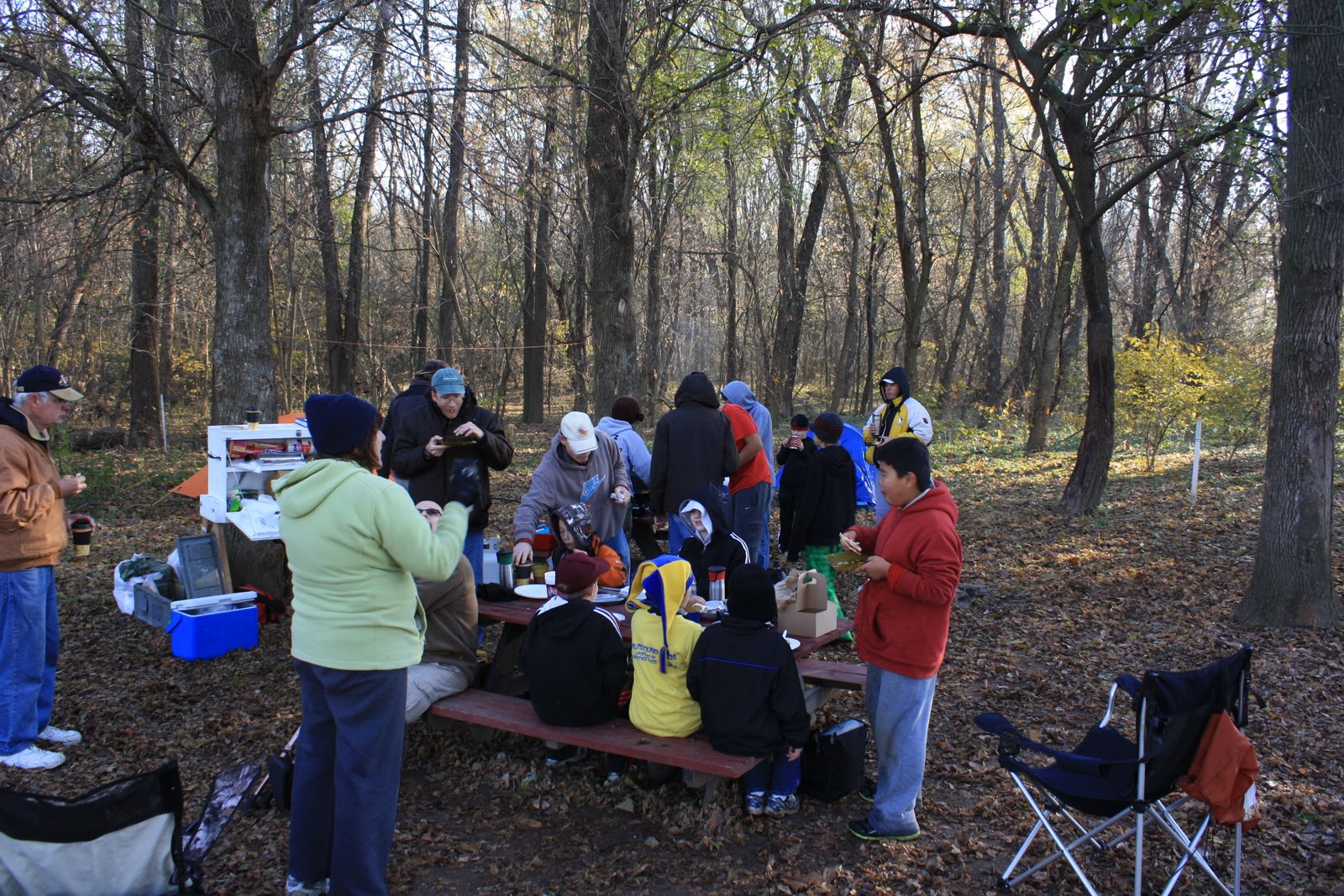 Our Life with 3 Guys and A Doll Frosty camping with the Boy Scouts