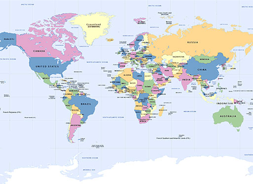 carte-administrative-du-monde