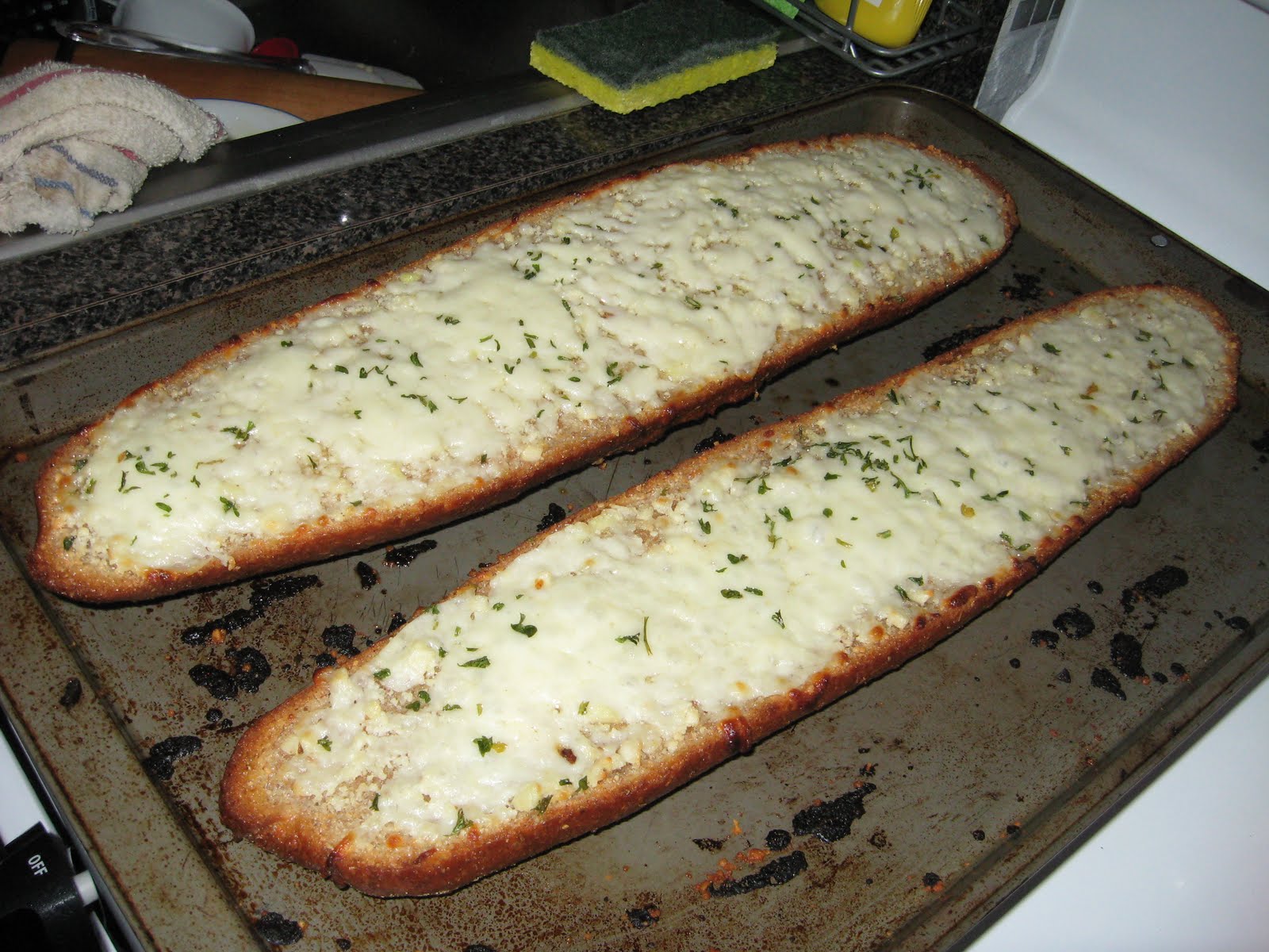 The Cooking Actress Pizza Caprese with Garlic Cheese Bread