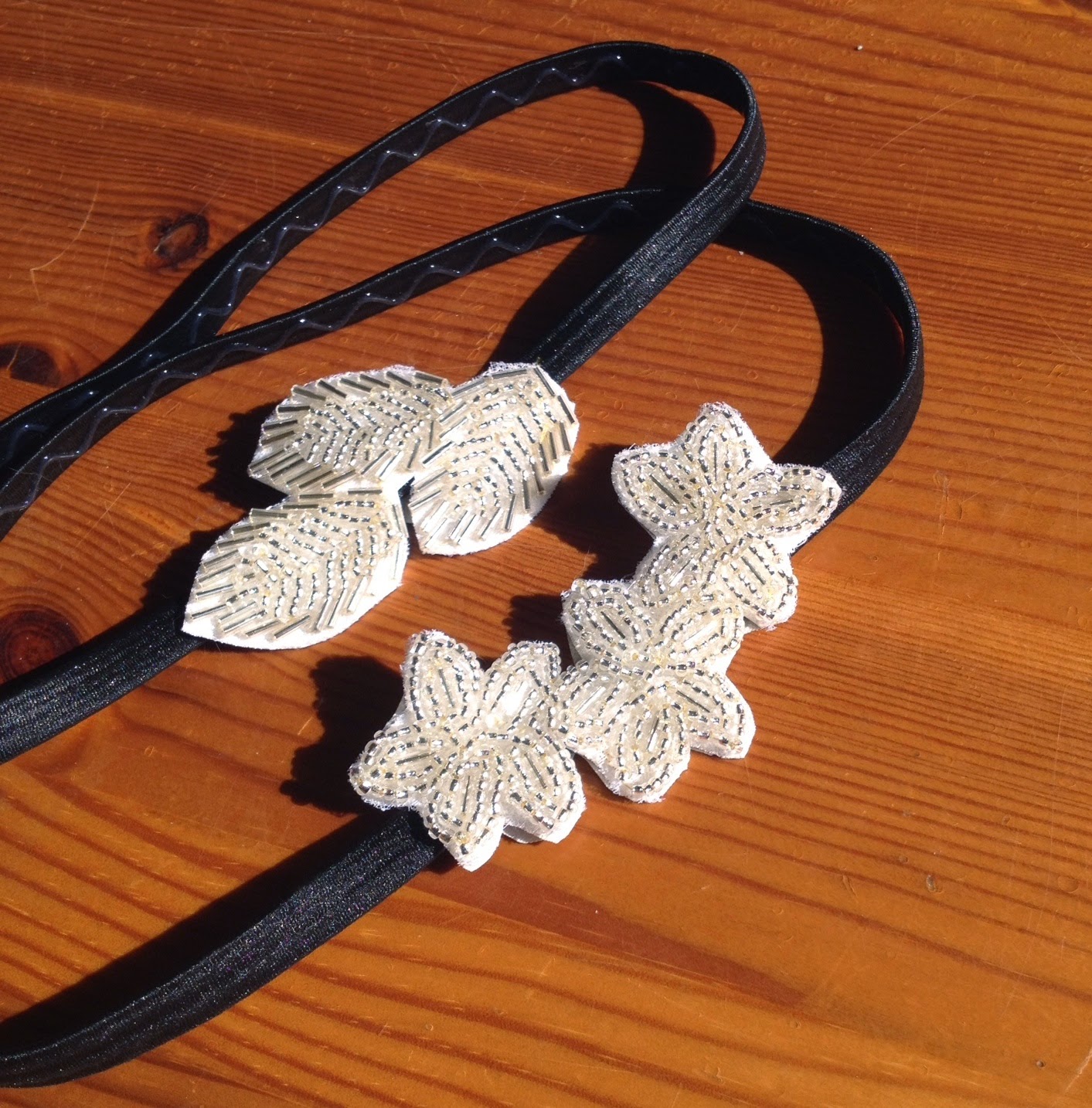 Mess of the Day DIY (and really DIY) Beaded Headbands