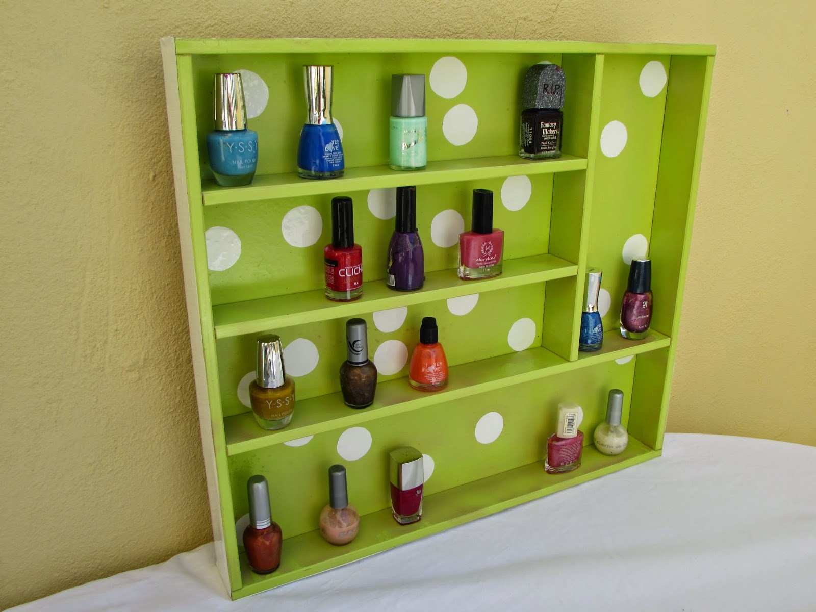 Shanti Free Bird NAIL POLISH SHELF DIY