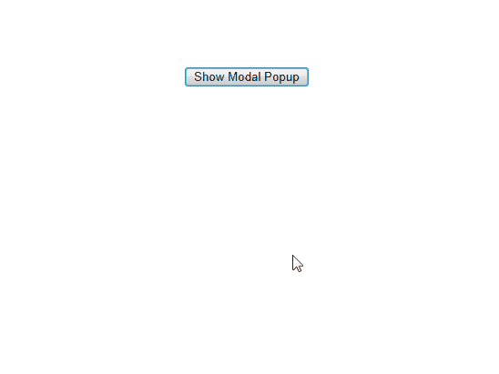 Show jQuery UI Modal Popup Window on Button Click with Example -  ,C#.NET,,JQuery,JavaScript,Gridview