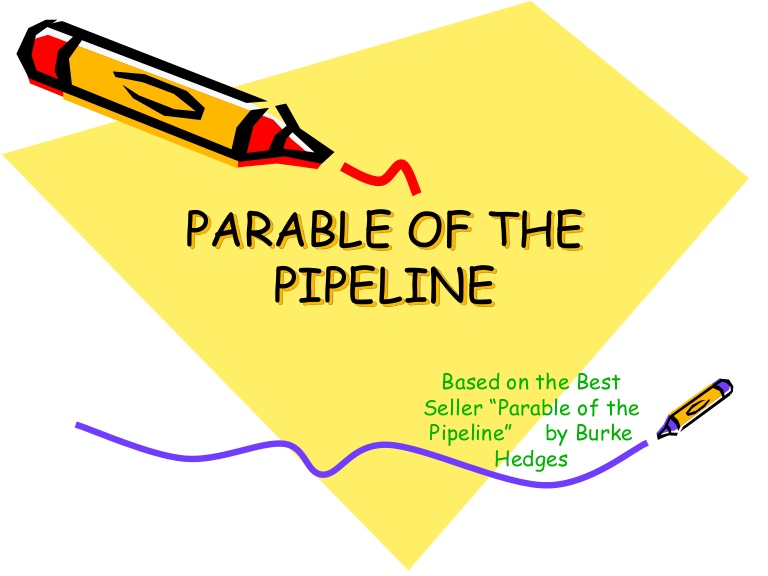 The parable of Bucket vs Pipeline Binu Peniel