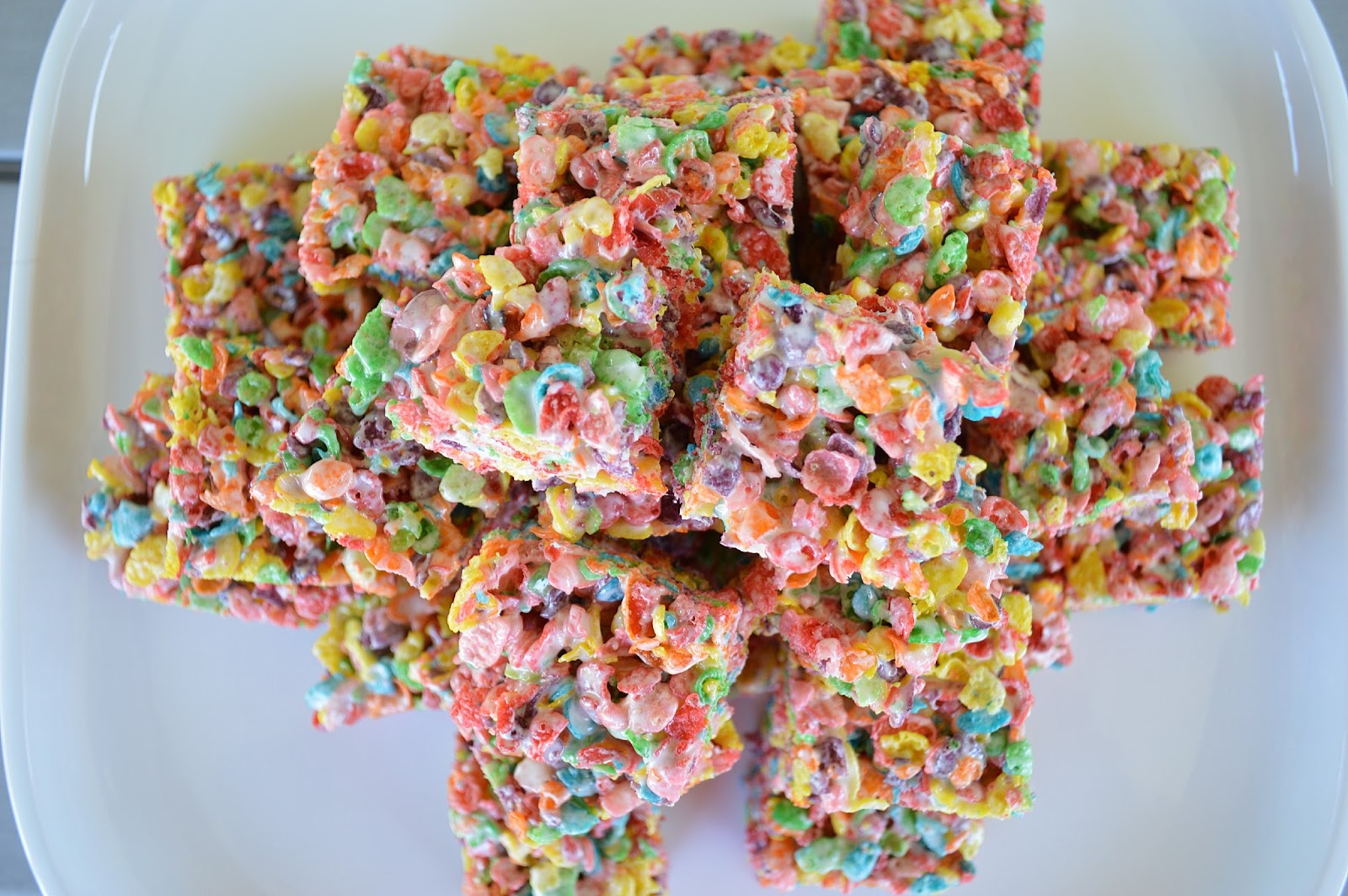 Hot Dog It's a Food Blog Rainbow Marshmallow Treats