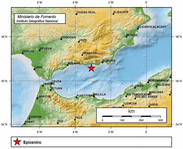 Andalucía vuelve a sentir un terremoto de Alborán Andalucía vuelve a sentir un terremoto de Alborán