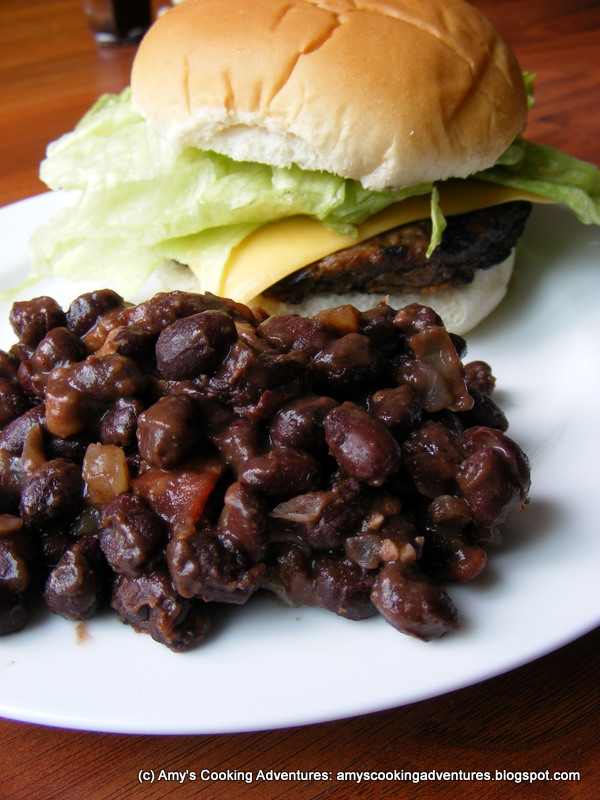 Rum Baked Black Beans