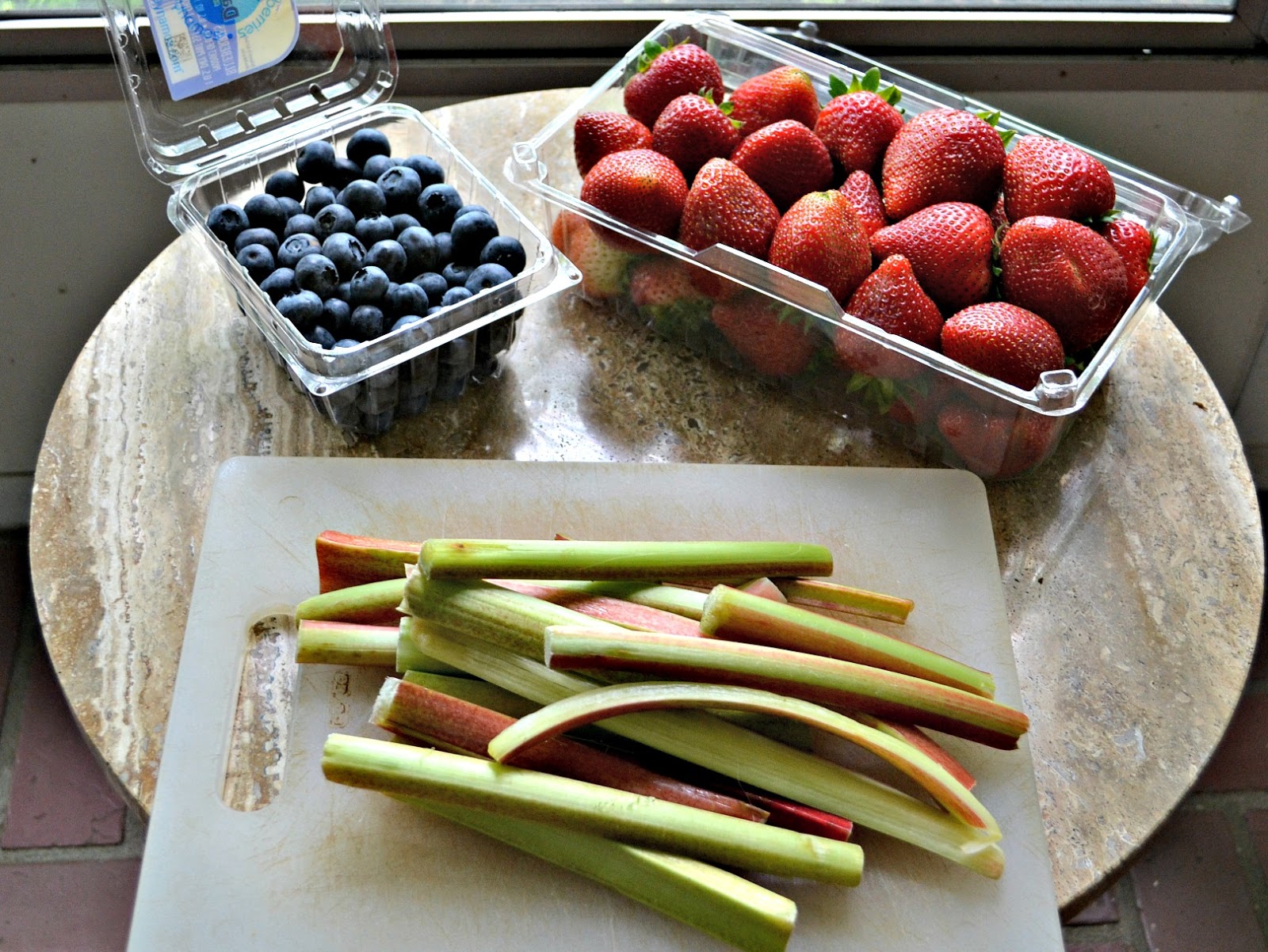 Mixed Berry Rhubarb Jam SundaySupper HezziD's Books and Cooks