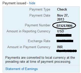 Google AdSense Payment Number Google AdSense Payment Number
