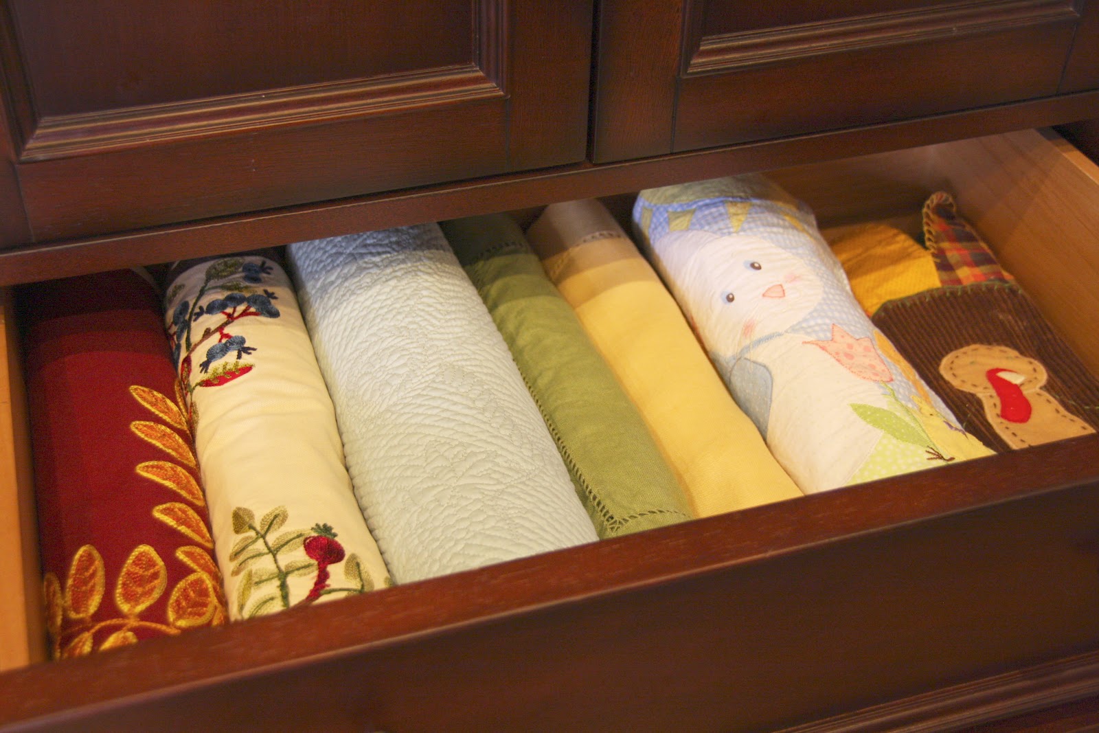 organized placemats Simply Organized