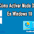 Cómo Activar El Modo Dios En Windows 10.