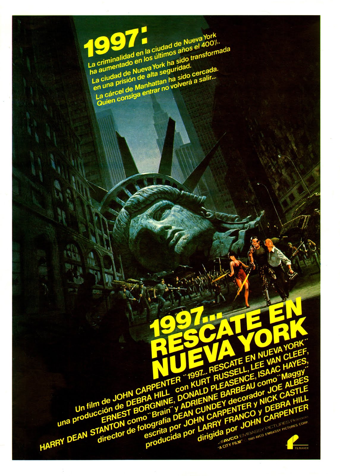 New-York 1997 (1980) John Carpenter - Escape from New York (04.08.1980 / 1980)
