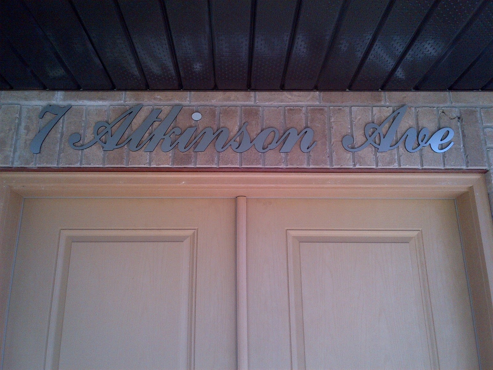 custom script style address sign house number signs for estate homes