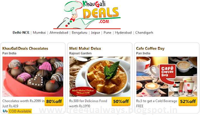 Get Free Rechare Of Rs.300 Free On Purchase Of Rs.300 From Khaugalideals.com !!! ONLY FOR NEW CUSTOMERS