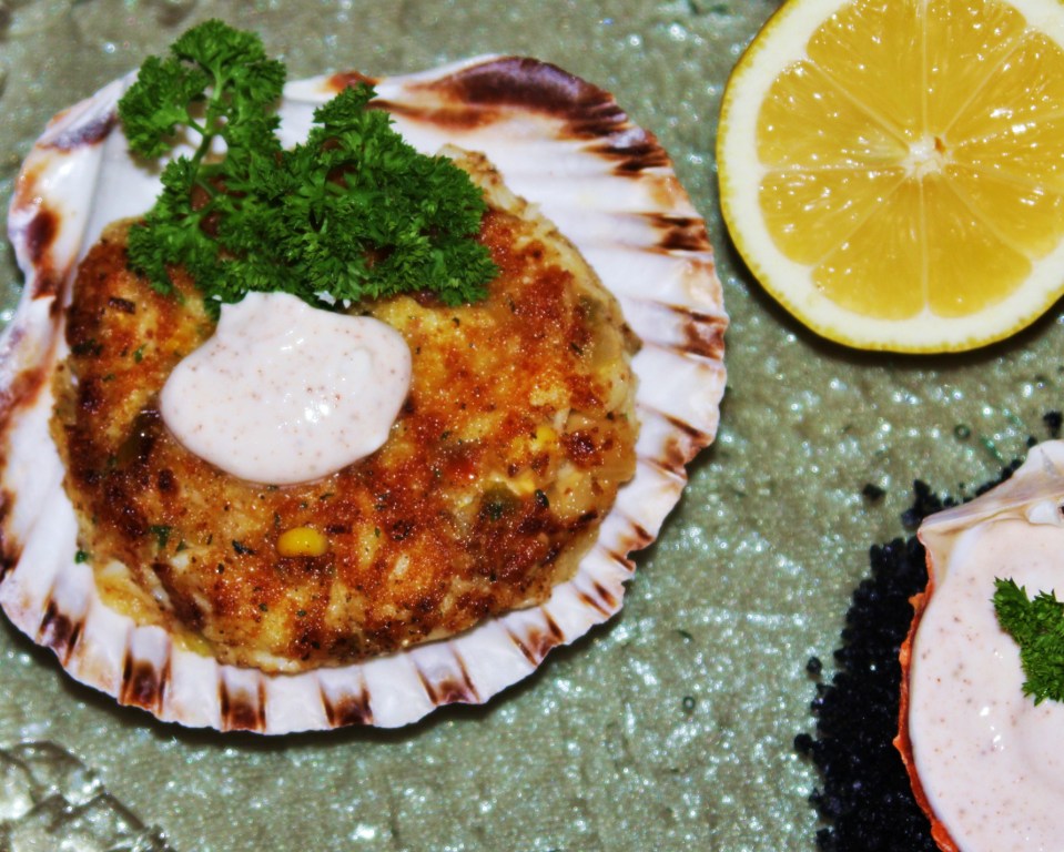Menu Musings of a Modern American Mom Roasted Corn Crab Cakes with