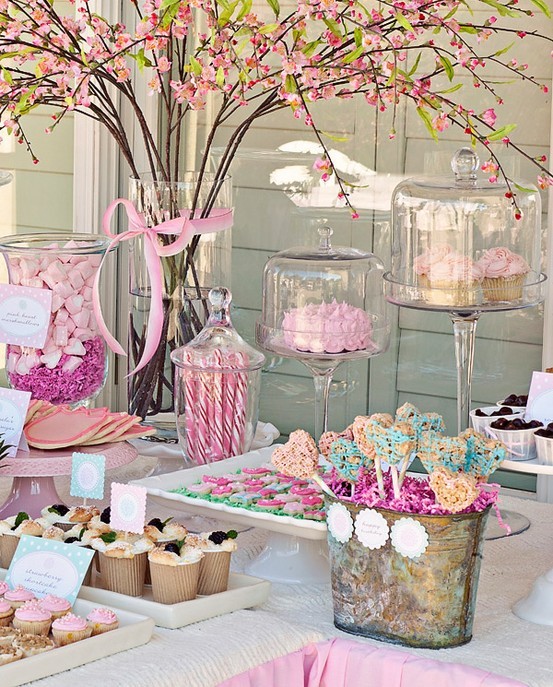 Madeleine L'Amour throwing a garden party