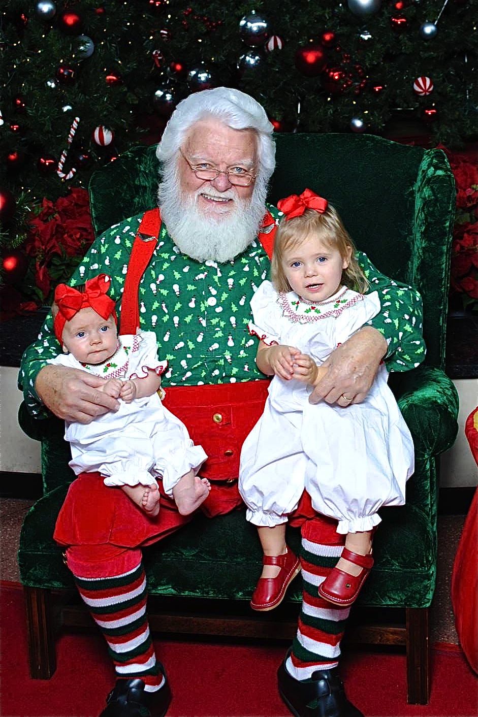The Gentry's Journey Visiting Santa Clause
