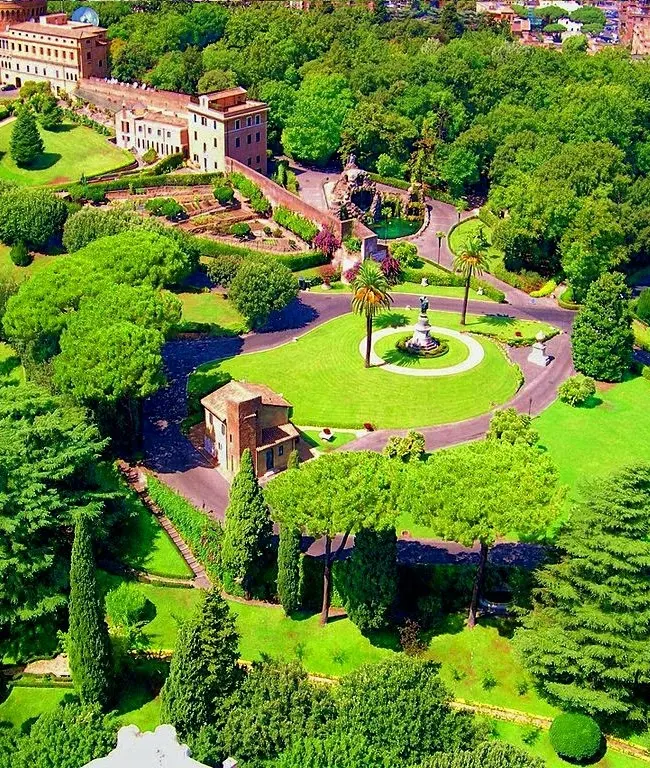 The Vatican Gardens in Vatican City