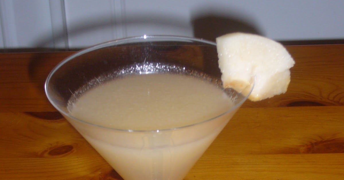 Kitchen Sink Diaries Asian Pear Martini