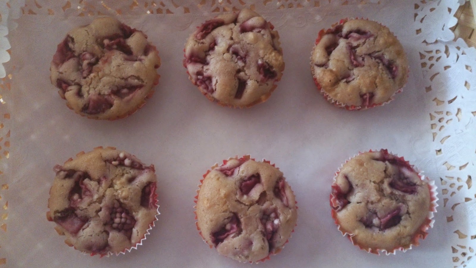 Muffins De Fresa 
