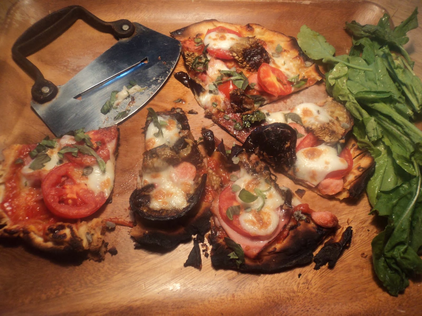 2tired2cook No PizzaStone Pizza