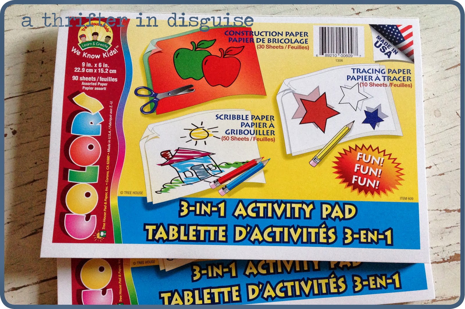 A Thrifter in Disguise Dollar Tree Kids Craft Supplies Made in the USA!