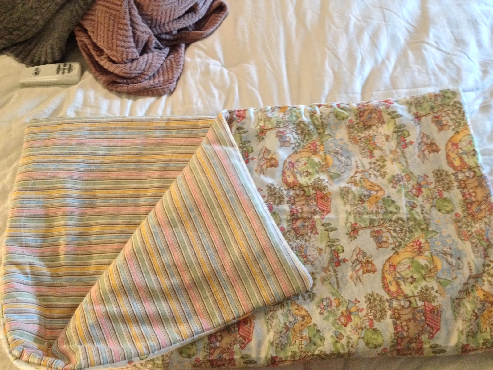 Bella Blue Jungle Flannel Baby Blanket Hand Sew Guide