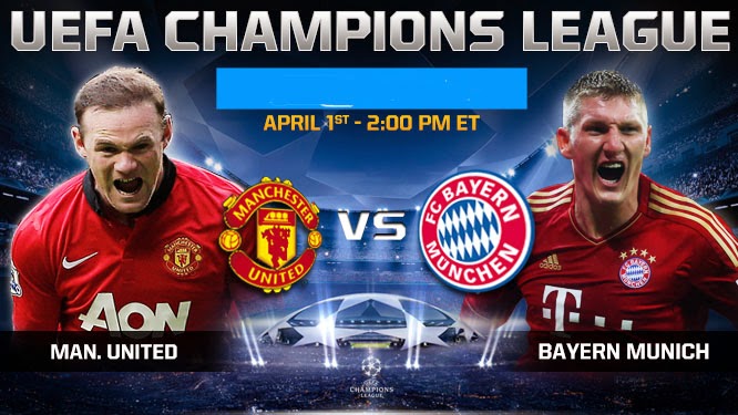 Champions League : Bayern Munich v Manchester United – Team Line Up 1st Eleven