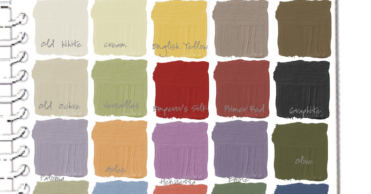 Colorways New Video Tutorial Annie Sloan Chalk Paint® Color Palette