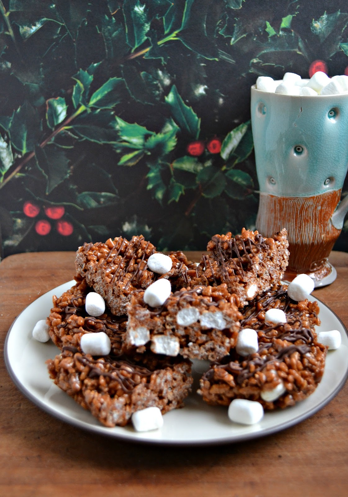 Gluten Free Hot Cocoa Crispy Treats HezziD's Books and Cooks