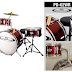 PD-02 SET 3PCS BATERIA NIÑO COLOR WR POWERDRUMS