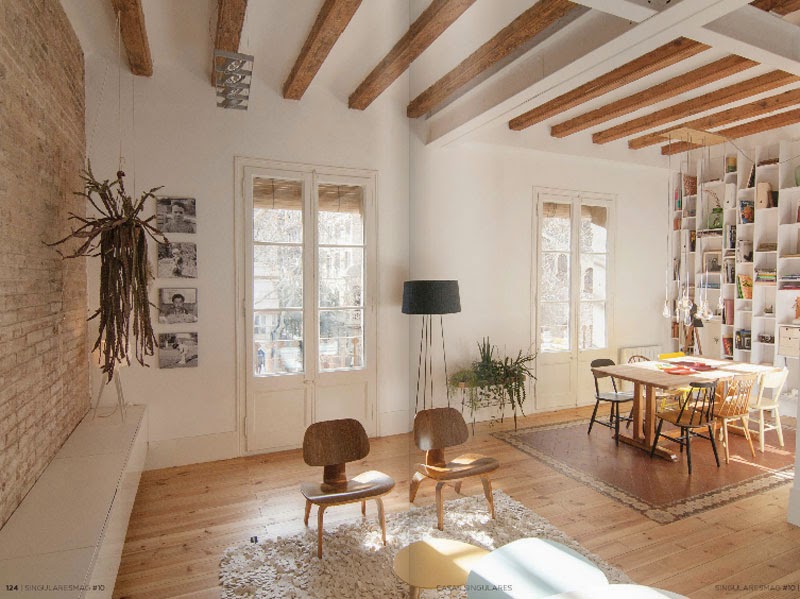 piso del Eixample de Barcelona transformado en un loft