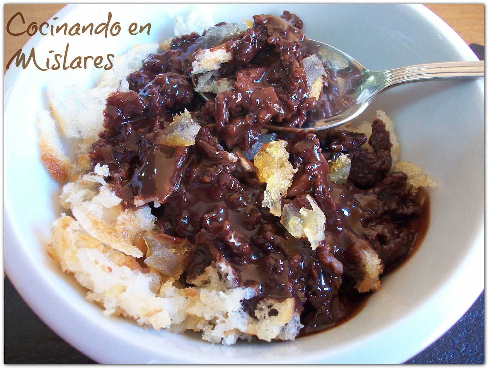 Migas con chocolate Cocinando en Mislares