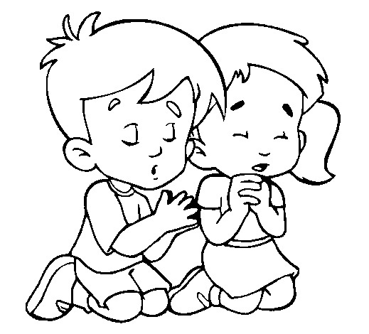 Pictures of Children Praying Coloring Page - kidskunst.info Pictures of Children Praying Coloring Page - kidskunst.info