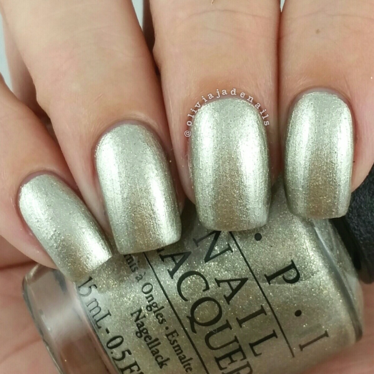 OPI Comet Closer swatched by Olivia Jade Nails