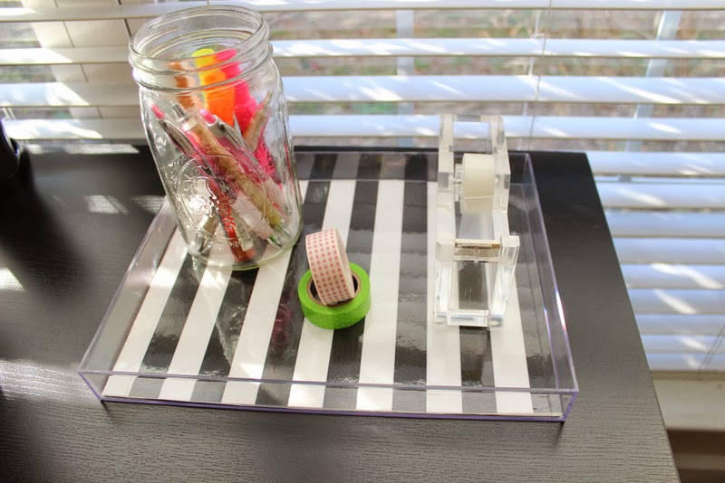 Decor Love Custom Acrylic Tray Home Sweet Ruby