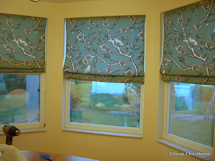 Cheap Chic Home Roman Shade Reveal