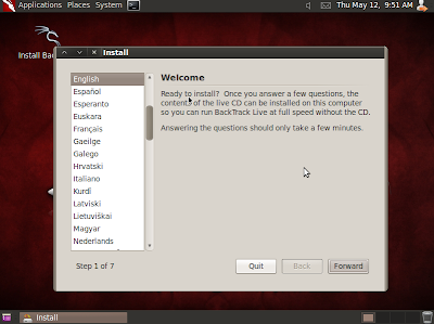 Cara Install Backtrack 5 r3 Dual Boot Dengan Windows